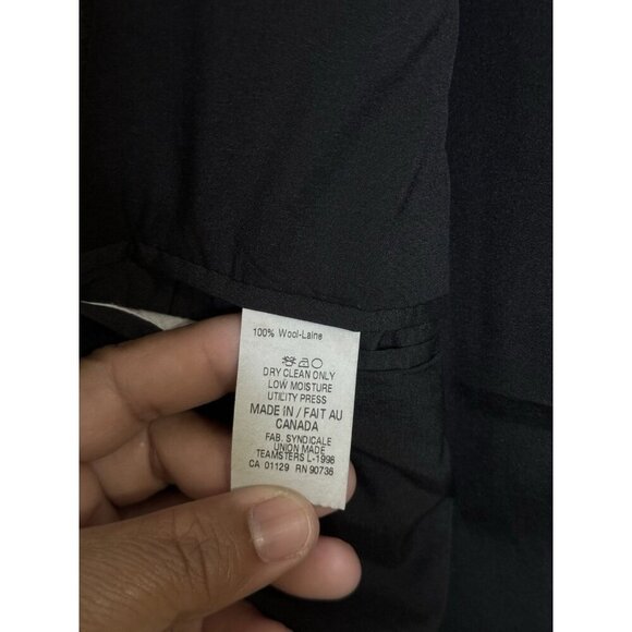 LAUREN RALPH LAUREN Gray Pinstripe Wool Suit Set Jacket Blazer Pants Sz 42R READ - Picture 10 of 16